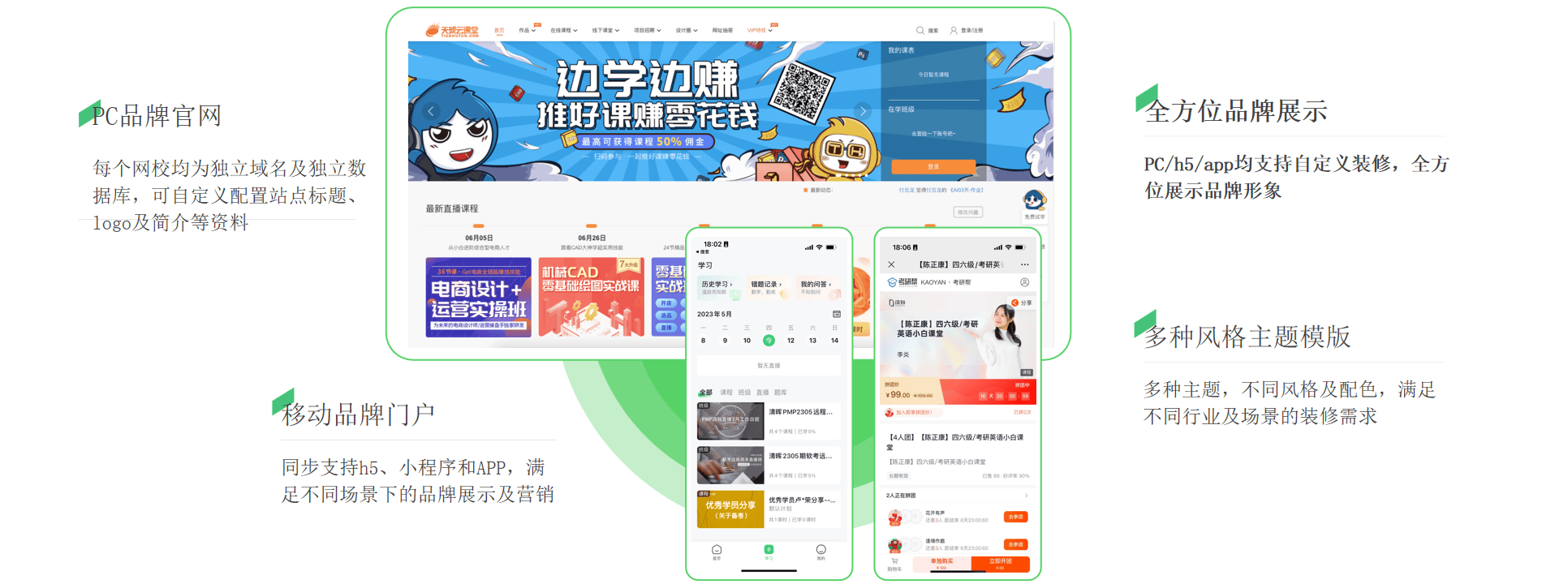 告别技术烦恼，专注内容变现！EduSoho线上教育网校系统深度评测与推荐